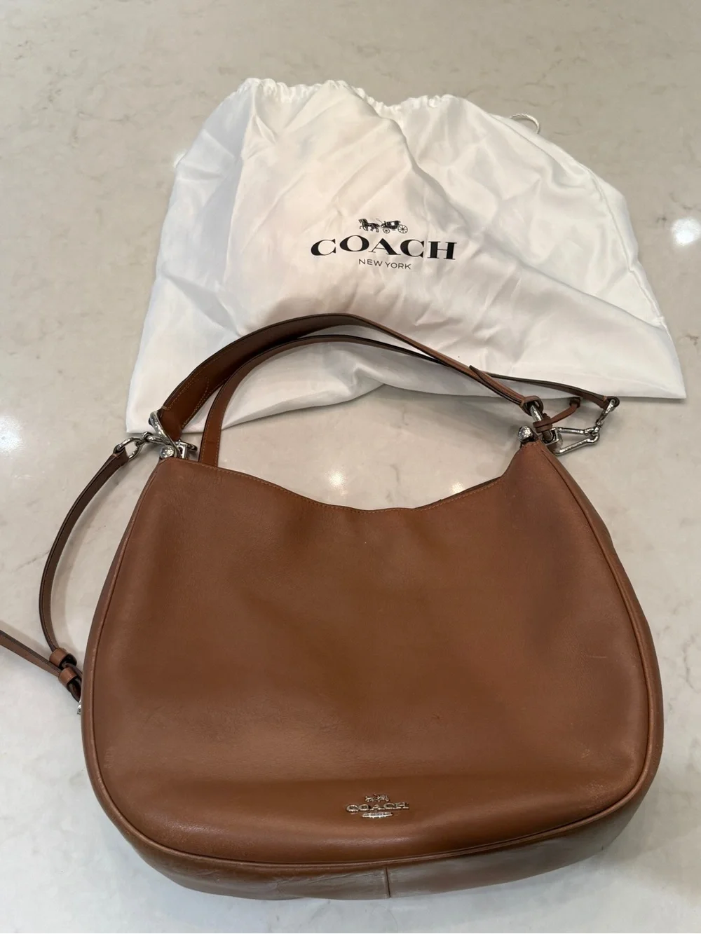 Coach sleek brown